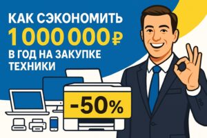 Оптимизация затрат на закупку техники: как сэкономить более 1000000 рублей в год Оптимизация затрат на закупку техники: как сэкономить более 1000000 рублей в год