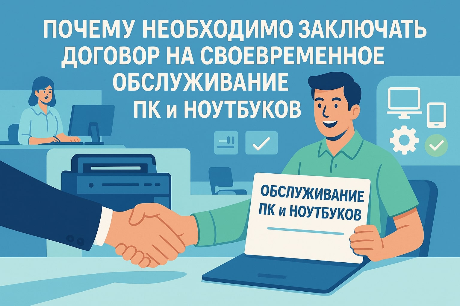 Почему необходимо заключать договор на своевременное обслуживание ПК и ноутбуков Почему необходимо заключать договор на своевременное обслуживание ПК и ноутбуков