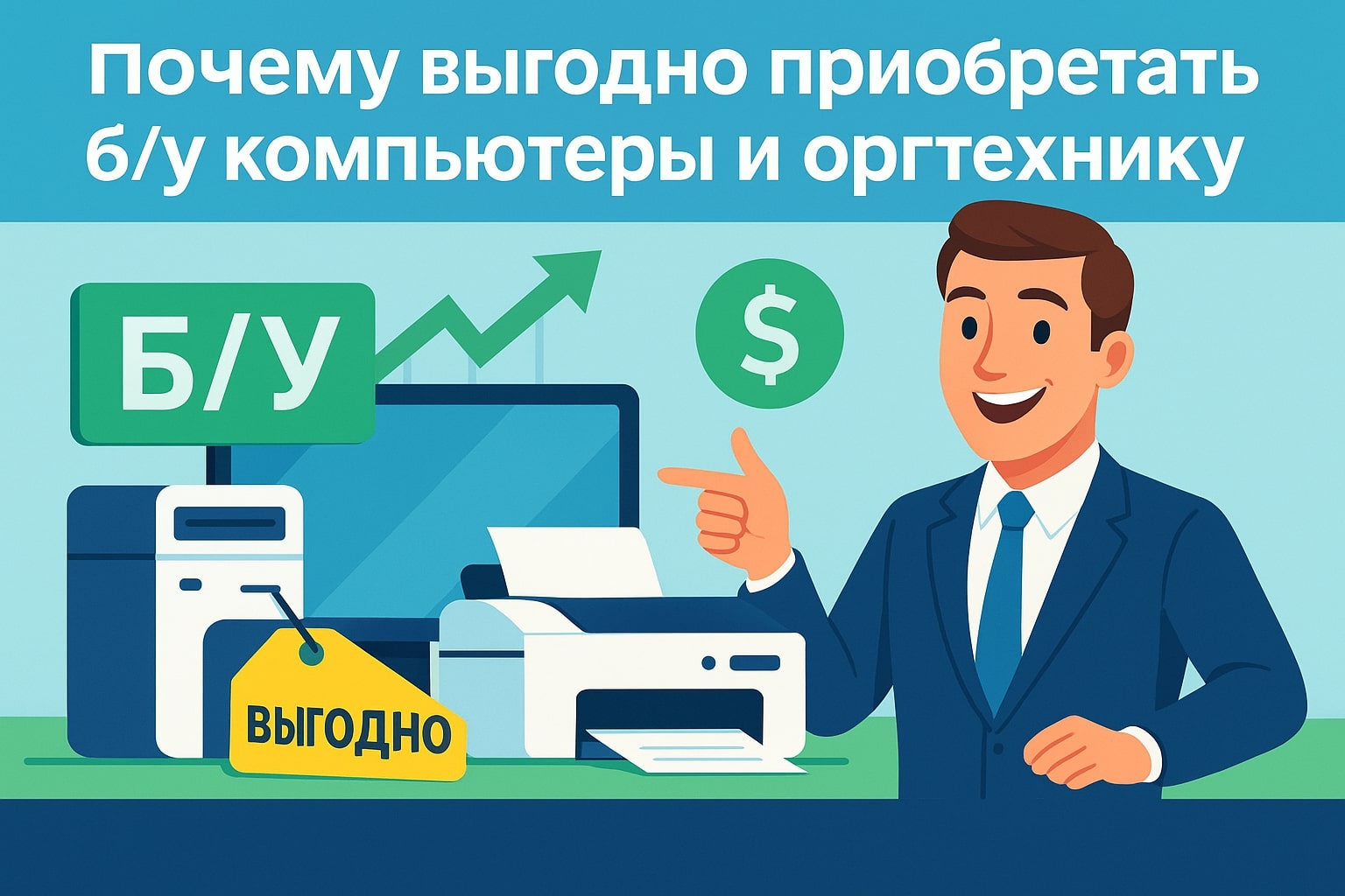 Почему выгодно приобретать б/у компьютеры и оргтехнику Почему выгодно приобретать б/у компьютеры и оргтехнику